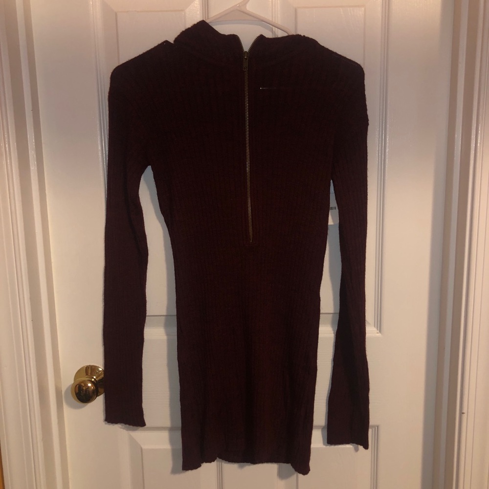 Free People Zip/Hooded Sweater